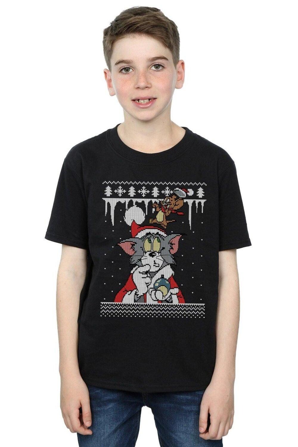 Футболка «Рождественская ярмарка с островом» Tom & Jerry, черный
Футболка «Рождественская ярмарка с островом» Tom & Jerry, черный