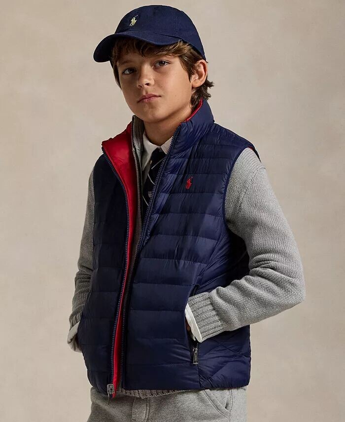 Детский двусторонний стеганый жилет унисекс P-Layer 2 Polo Ralph Lauren, мультиколор
Детский двусторонний стеганый жилет унисекс P-Layer 2 Polo Ralph Lauren, мультиколор