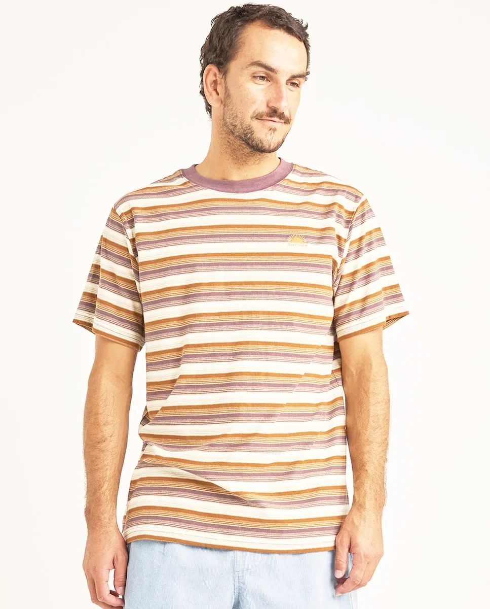 Винтажная полосатая футболка с коротким рукавом Rhythm, коричневый
Винтажная полосатая футболка с коротким рукавом Rhythm, коричневый