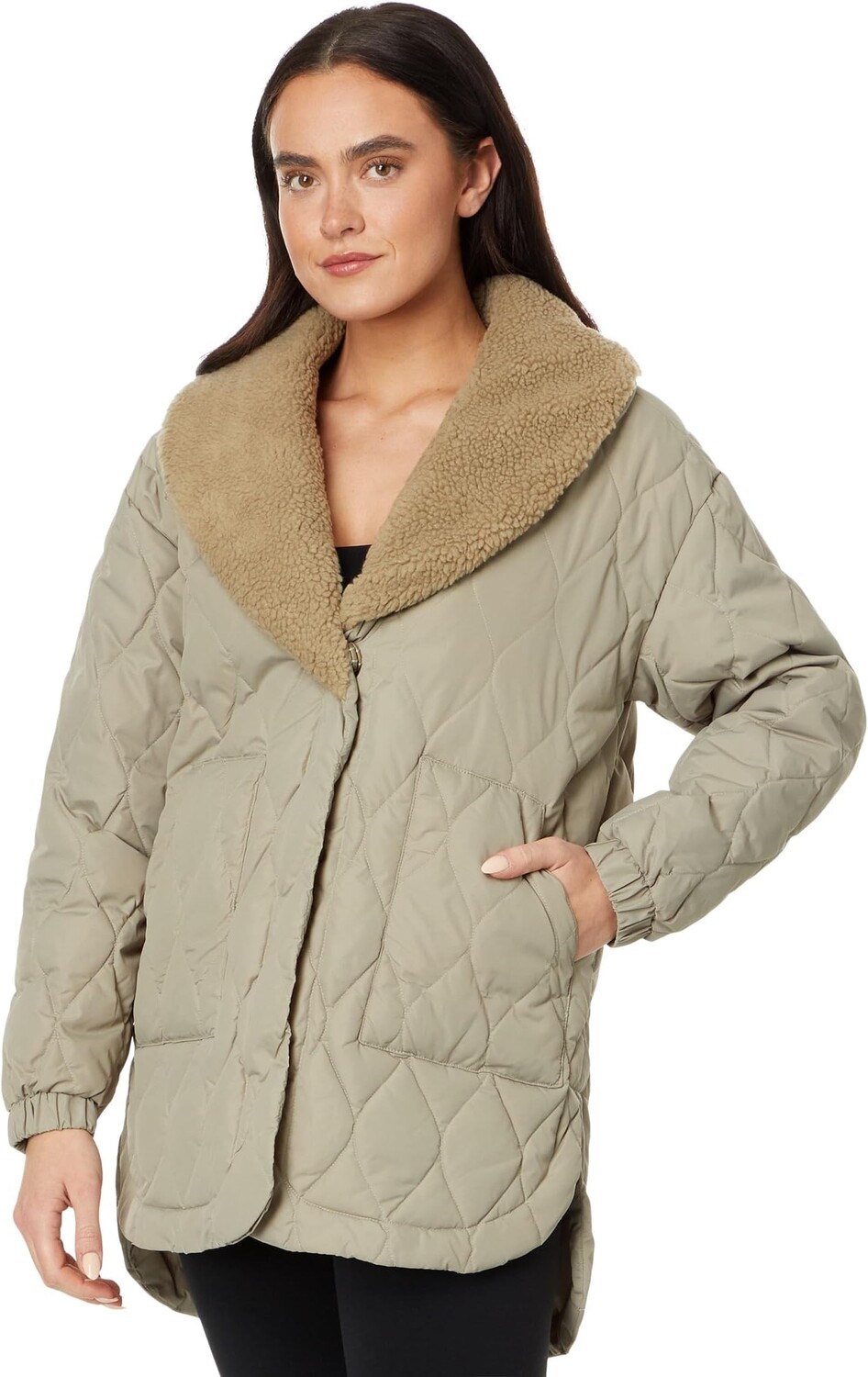 Куртка Ivy Quilted Sherpa Jacket Spiritual Gangster, цвет Dark Matcha
Куртка Ivy Quilted Sherpa Jacket Spiritual Gangster, цвет Dark Matcha