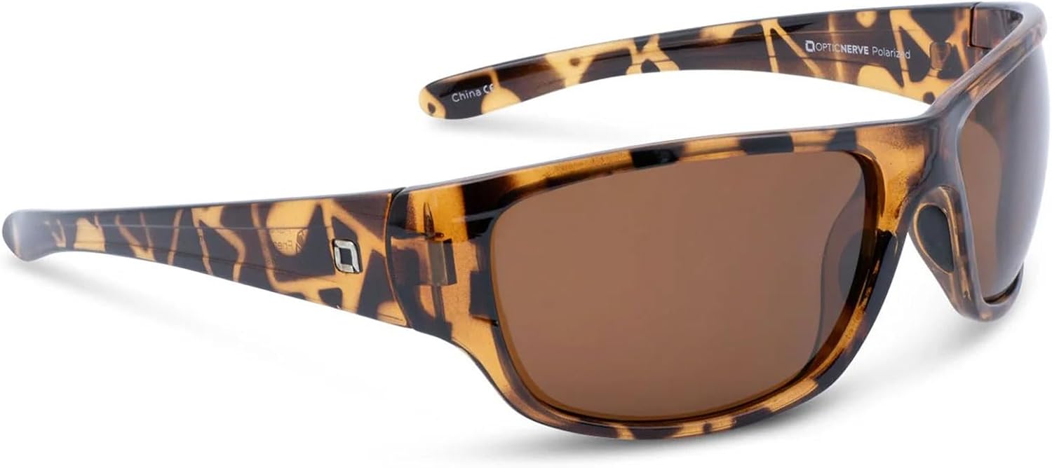 Поляризованные спортивные солнцезащитные очки Optic Nerve Contra XL – легкая спортивная оправа, защита от УФ-излучения, антибликовое покрытие – унисекс, Shiny Dark Tortoise - Brown Lens
Поляризованные спортивные солнцезащитные очки Optic Nerve Contra XL – легкая спортивная оправа, защита от УФ-излучения, антибликовое покрытие – унисекс, Shiny Dark Tortoise - Brown Lens