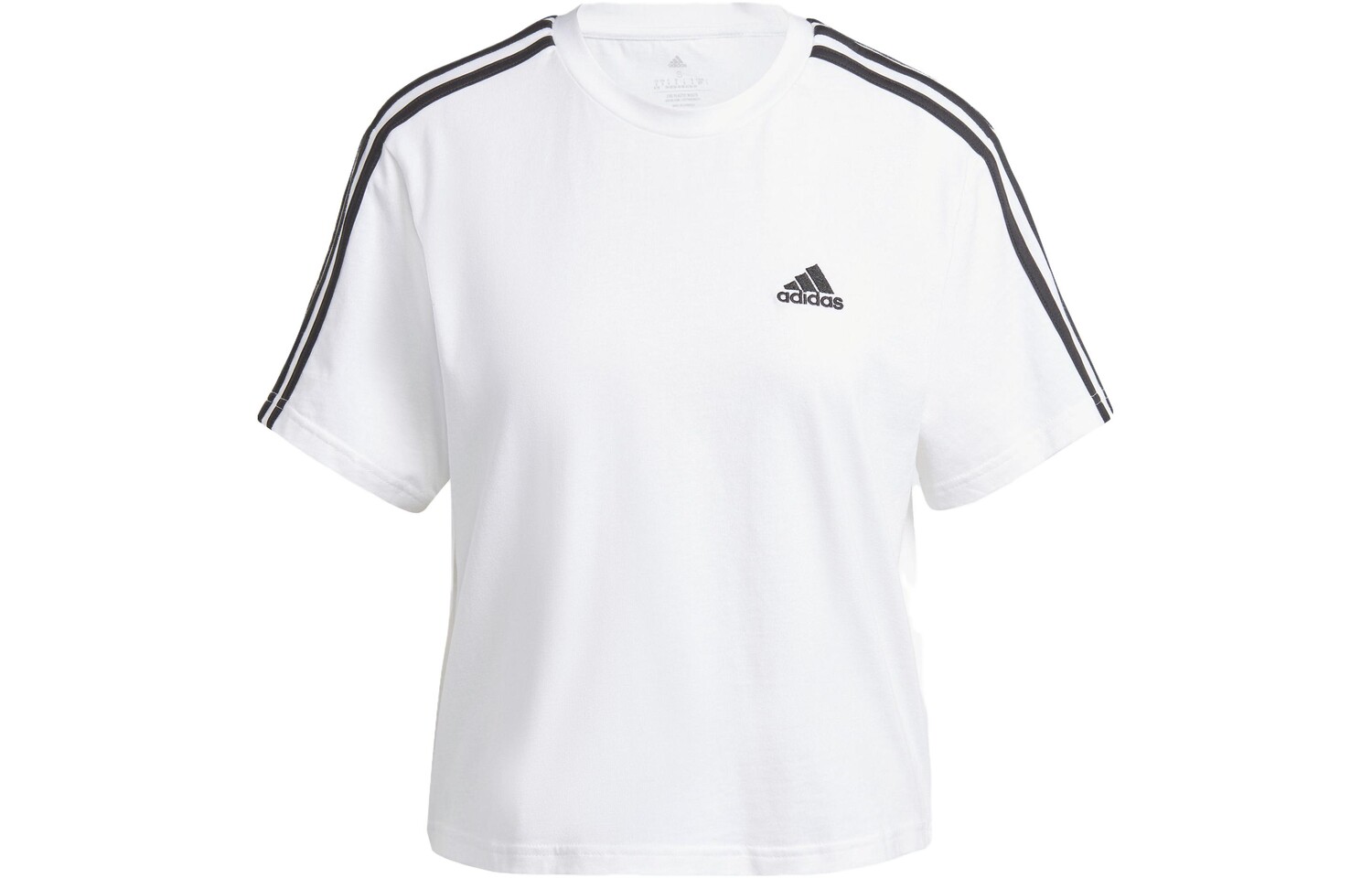 Укороченный топ женский белый Adidas
Укороченный топ женский белый Adidas