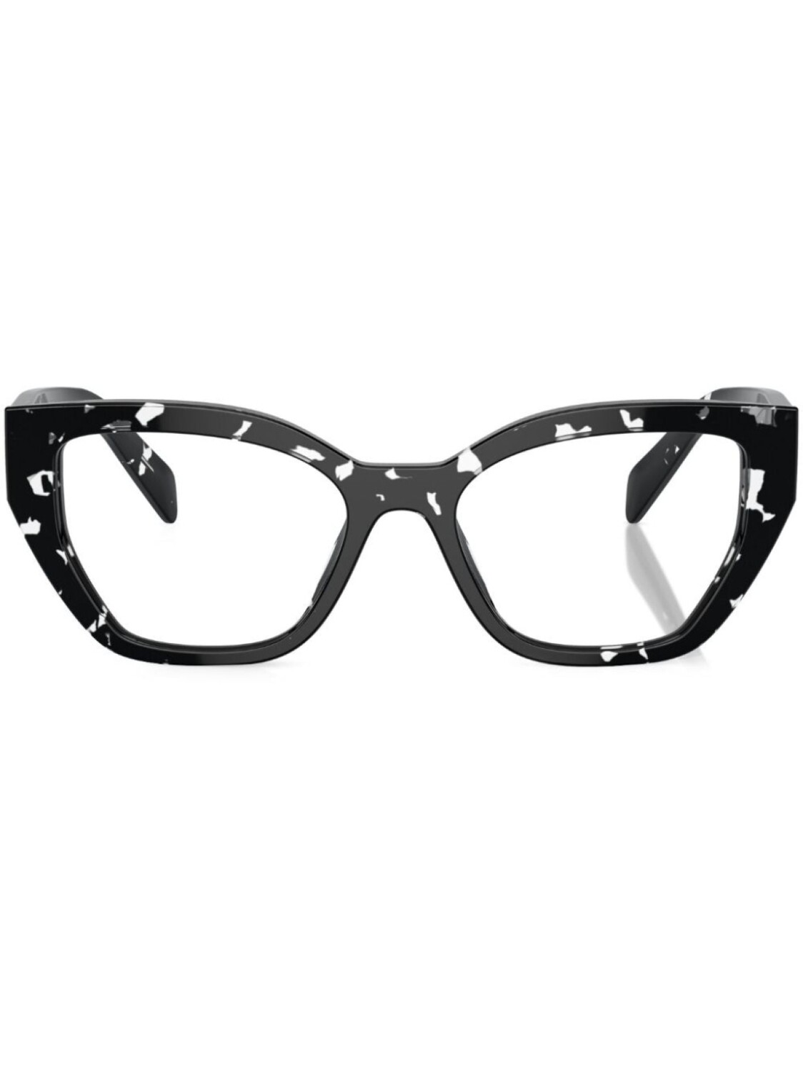 Prada Eyewear очки в геометричной оправе черепаховой расцветки, черный
Prada Eyewear очки в геометричной оправе черепаховой расцветки, черный