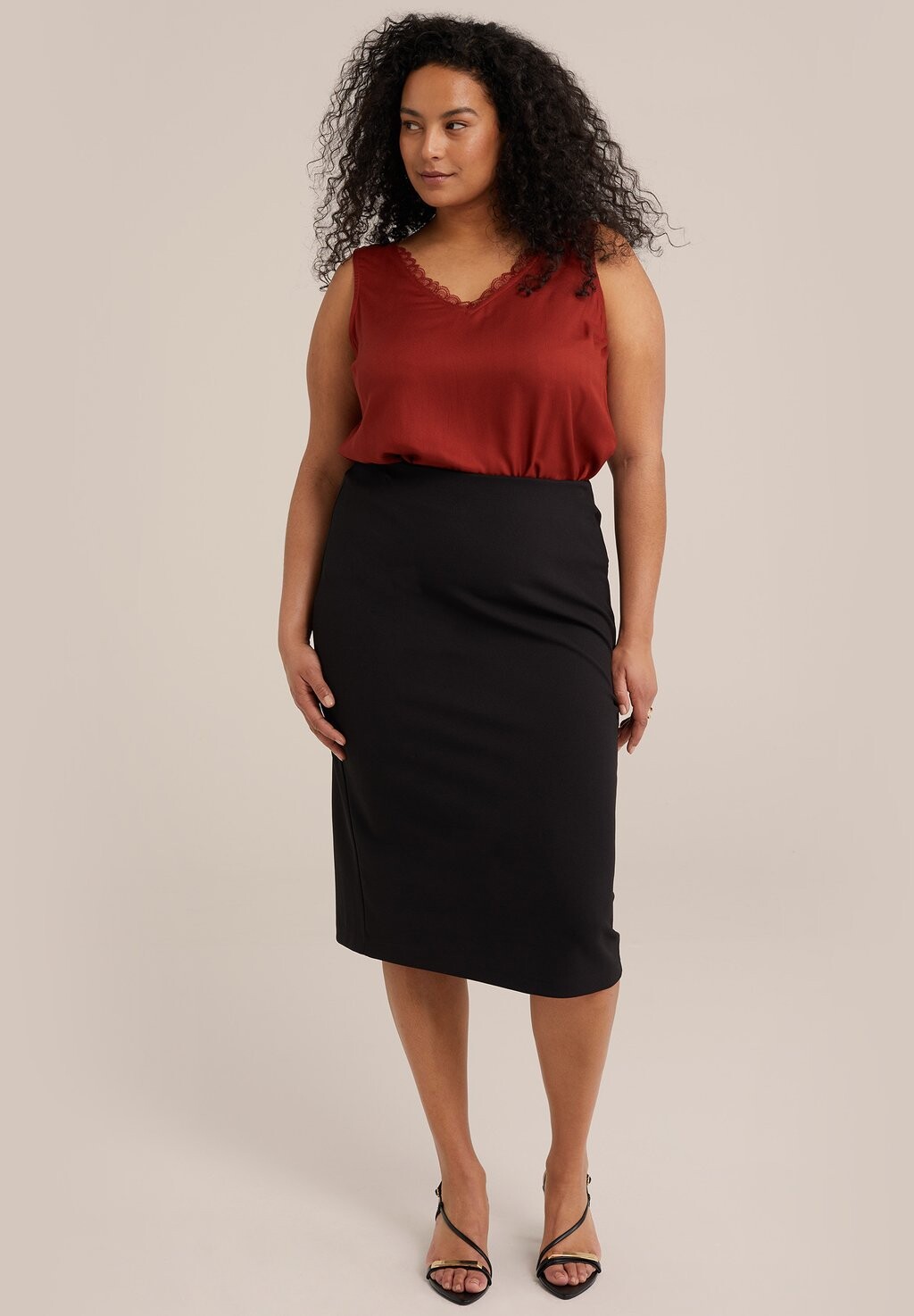 Блуза CURVE WE Fashion, коричневый
Блуза CURVE WE Fashion, коричневый