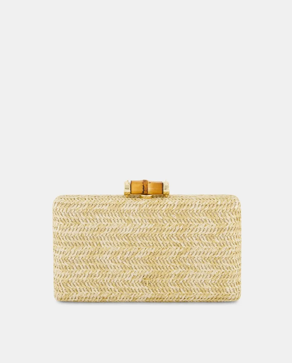 Праздничная сумка из рафии с бамбуковой застежкой Latouche, бежевый
Праздничная сумка из рафии с бамбуковой застежкой Latouche, бежевый