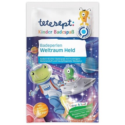 Детская ванна Fun Space Hero Жемчуг для ванны с блестками и ароматом дыни 8 x 60 г — упаковка из 8 шт., Tetesept
Детская ванна Fun Space Hero Жемчуг для ванны с блестками и ароматом дыни 8 x 60 г — упаковка из 8 шт., Tetesept