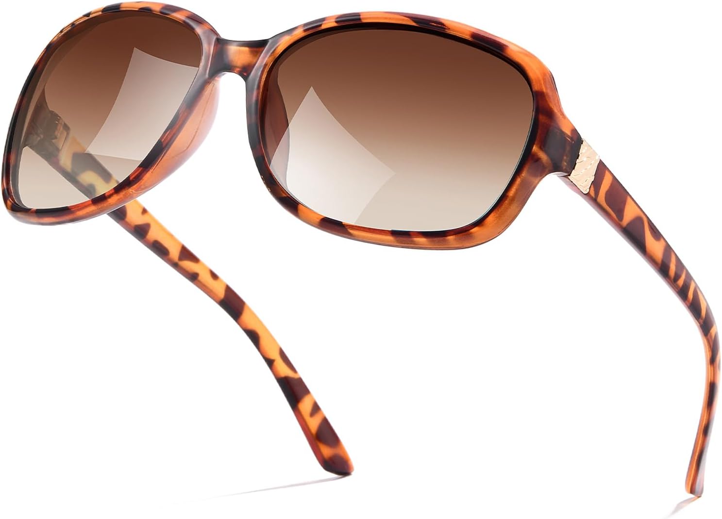 Женские поляризованные солнцезащитные очки LVIOE в стиле ретро, увеличенного размера, с защитой от УФ-излучения UV400 LS8158, A04 Tortoise Frame/Brown Polarized Lenses
Женские поляризованные солнцезащитные очки LVIOE в стиле ретро, увеличенного размера, с защитой от УФ-излучения UV400 LS8158, A04 Tortoise Frame/Brown Polarized Lenses