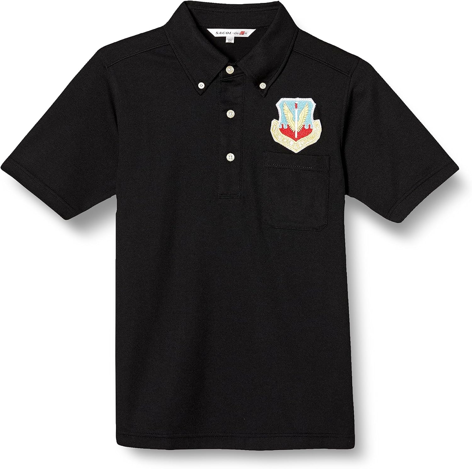 Поло F-Style F-SD021123, с рисунком герба армии США, влагоотводящая, быстросохнущая, с карманами, на пуговицах, с коротким рукавом, черная
Поло F-Style F-SD021123, с рисунком герба армии США, влагоотводящая, быстросохнущая, с карманами, на пуговицах, с коротким рукавом, черная