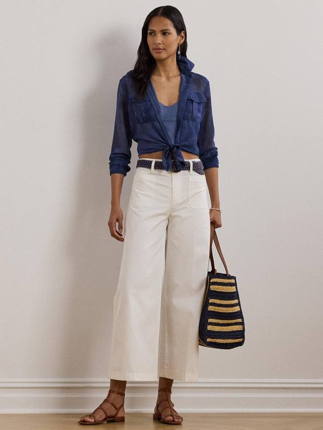 Lauren Yurshane укороченные чинос широкого кроя с эффектом стретч Ralph Lauren, White
Lauren Yurshane укороченные чинос широкого кроя с эффектом стретч Ralph Lauren, White