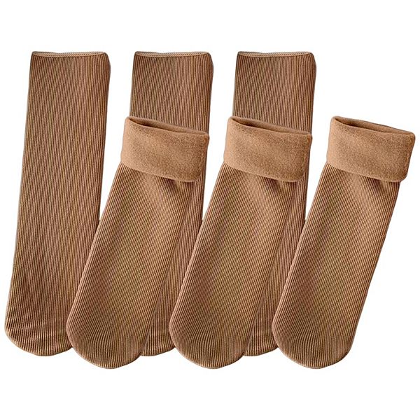 Набор из 3 пар мягких ребристых носков с эластичной тканью для комфорта и повседневной носки Anna-Kaci, Brown
Набор из 3 пар мягких ребристых носков с эластичной тканью для комфорта и повседневной носки Anna-Kaci, Brown