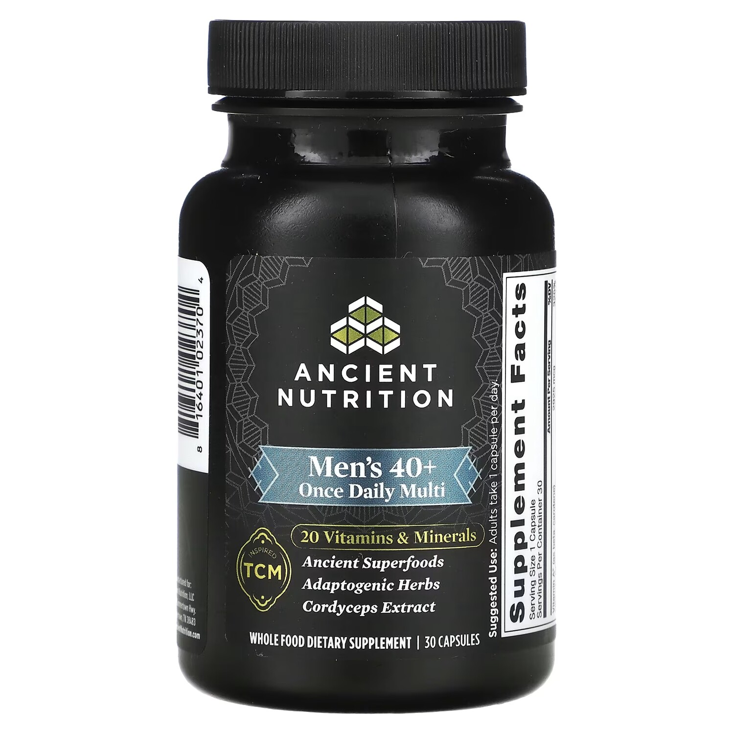 Мультивитамины Ancient Nutrition Men's 40 +, 30 капсул
Мультивитамины Ancient Nutrition Men's 40 +, 30 капсул