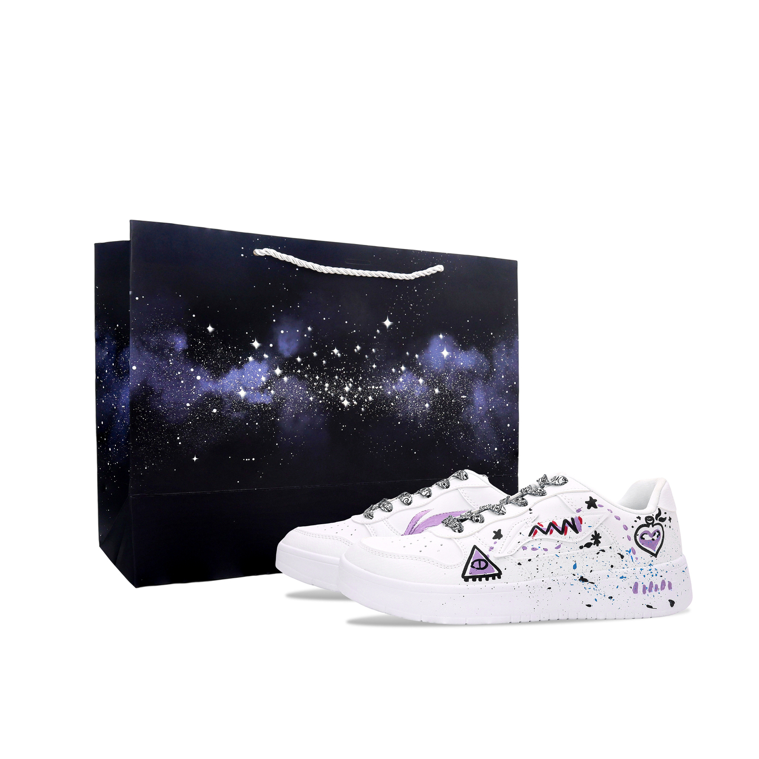 LINING Лининг Понтун Бутс Пёрпл Стар Вандер амортизирующие износостойкие низкие кеды унисекс бело-фиолетовые фиолетовые, цвет Purple
LINING Лининг Понтун Бутс Пёрпл Стар Вандер амортизирующие износостойкие низкие кеды унисекс бело-фиолетовые фиолетовые, цвет Purple