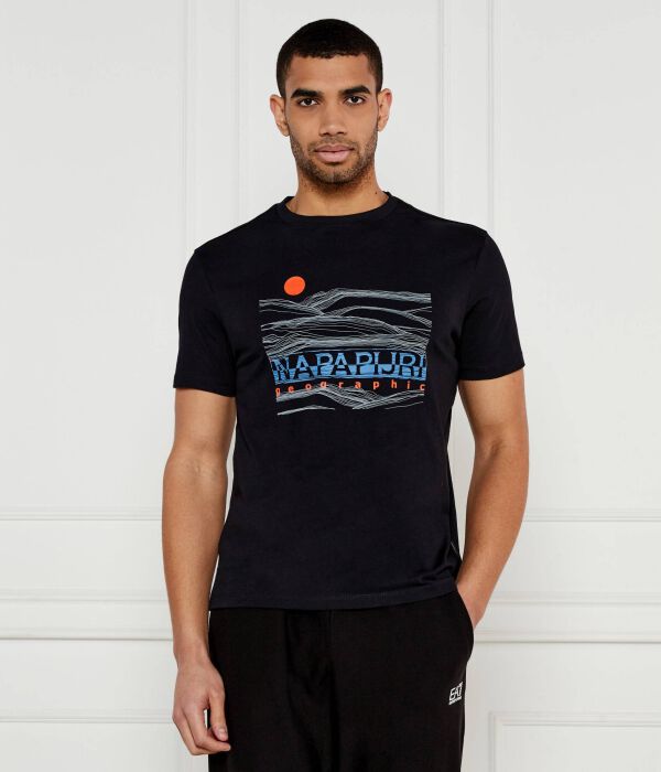 Футболка мужская Napapijri с рисунком, черный
Футболка мужская Napapijri с рисунком, черный