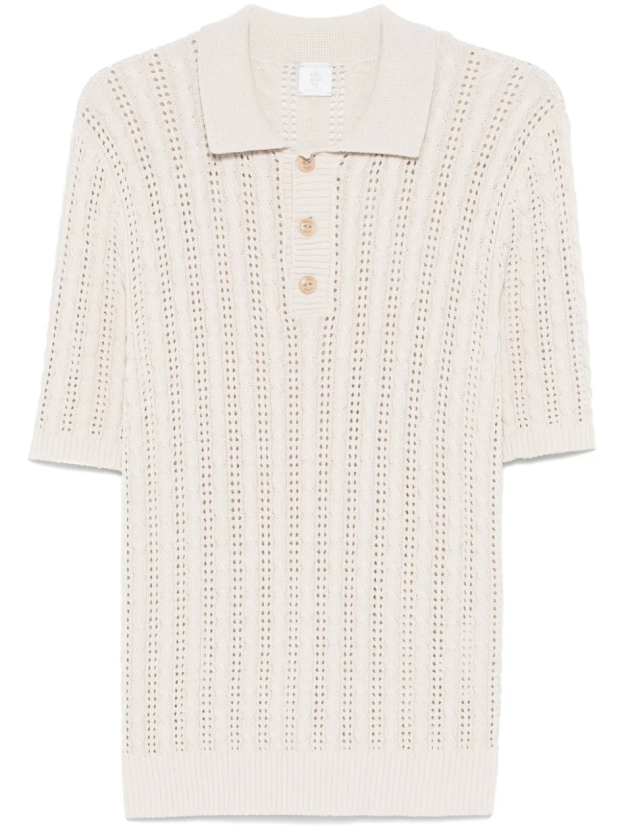 Eleventy рубашка поло фактурной вязки, нейтральный
Eleventy рубашка поло фактурной вязки, нейтральный