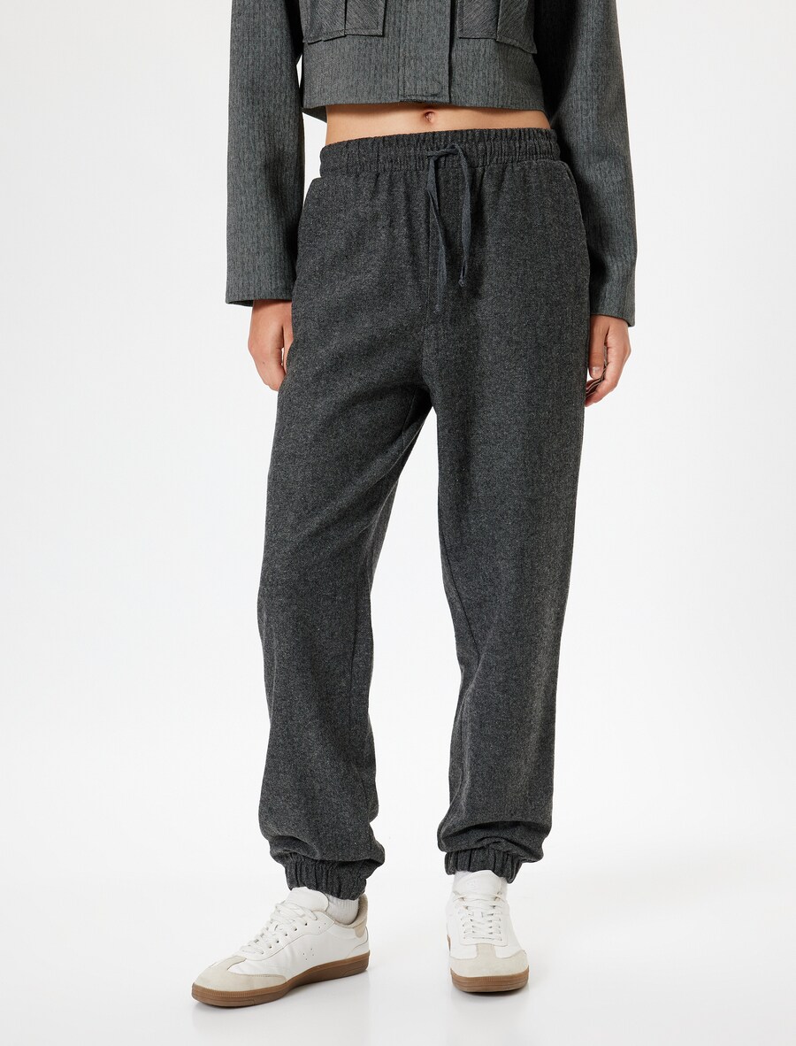 Обычные брюки Koton, антрацит
Обычные брюки Koton, антрацит