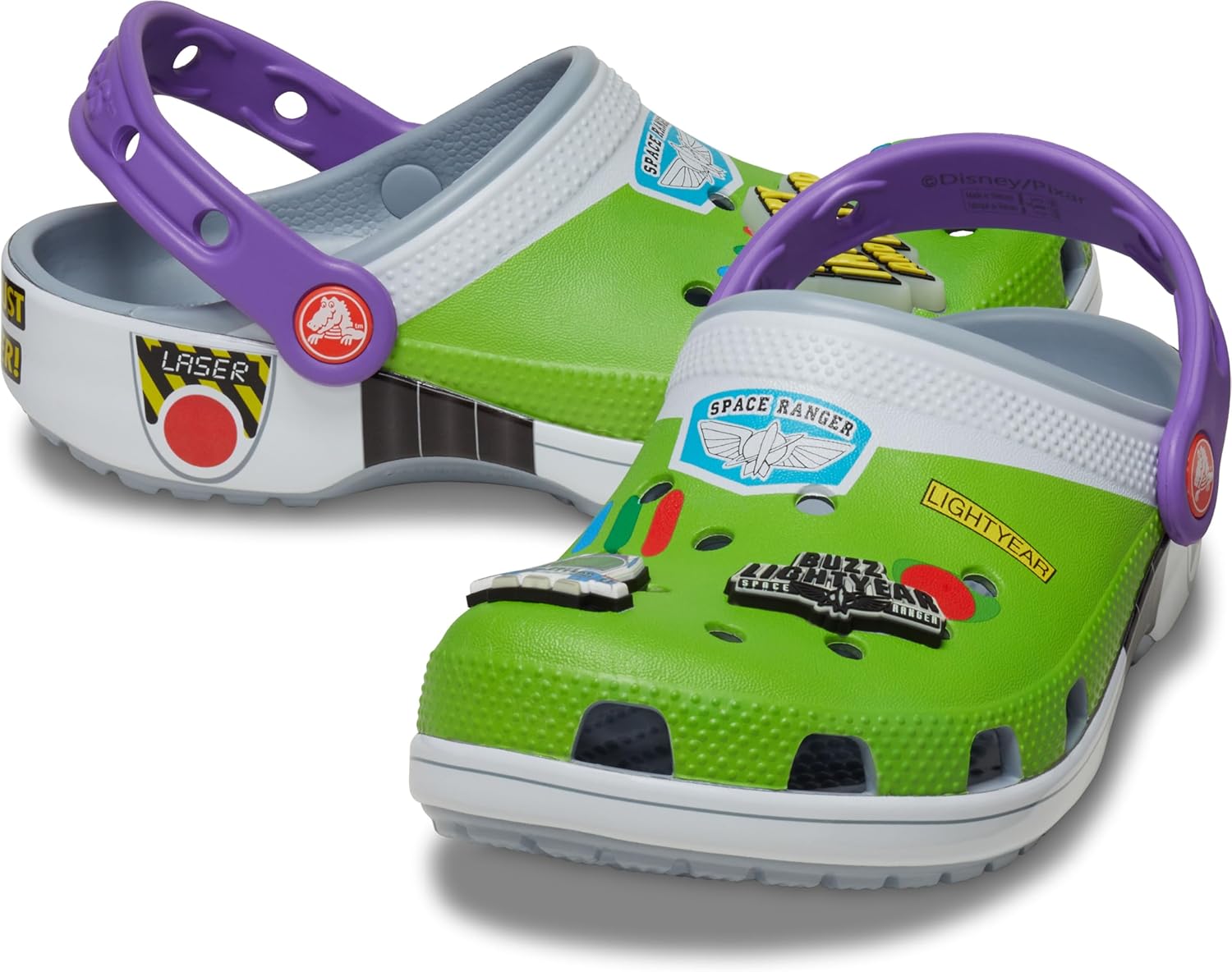 Детские кроксы Crocs по мотивам мультфильма Disney Pixar История игрушек, Buzz Lightyear
Детские кроксы Crocs по мотивам мультфильма Disney Pixar История игрушек, Buzz Lightyear