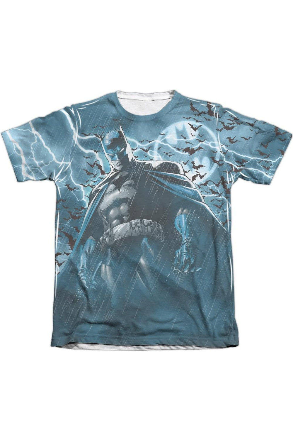 Футболка с коротким рукавом Batman Stormy Knight для взрослых 65/35 из полиэстера/хлопка Gildan, белый 
Футболка с коротким рукавом Batman Stormy Knight для взрослых 65/35 из полиэстера/хлопка Gildan, белый