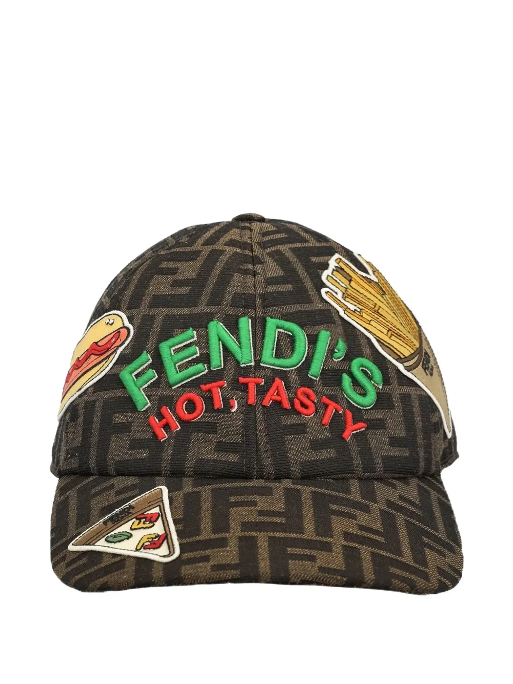 Бейсболка с жаккардовой вышивкой FF FENDI, коричневый
Бейсболка с жаккардовой вышивкой FF FENDI, коричневый