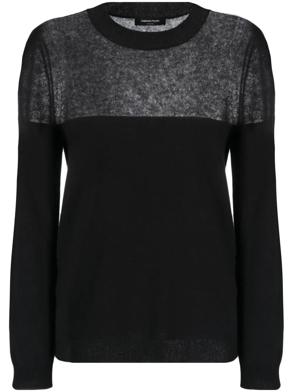 Джемпер с круглым вырезом Fabiana Filippi, черный
Джемпер с круглым вырезом Fabiana Filippi, черный