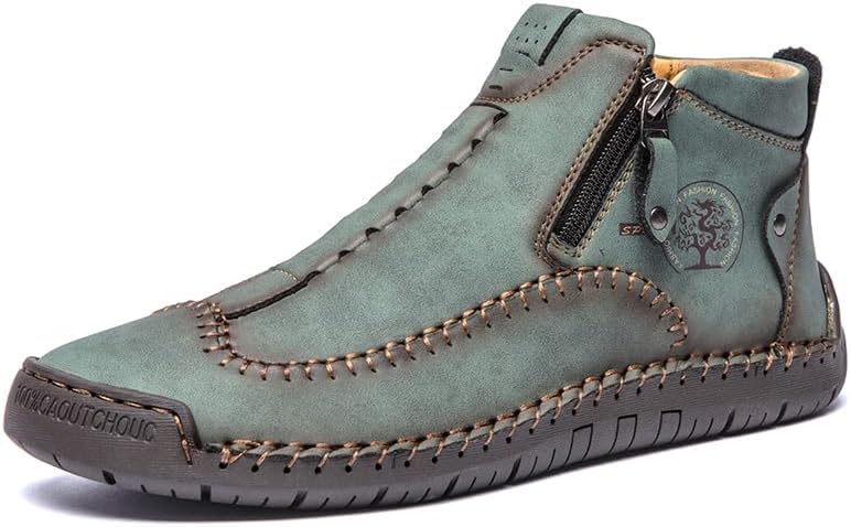 Мужские повседневные короткие ботинки Geaino- классические ботинки ручной работы с модной боковой молнией, идеально подходят для любителей активного отдыха и различных мероприятий на свежем воздухе, зеленый
Мужские повседневные короткие ботинки Geaino- классические ботинки ручной работы с модной боковой молнией, идеально подходят для любителей активного отдыха и различных мероприятий на свежем воздухе, зеленый