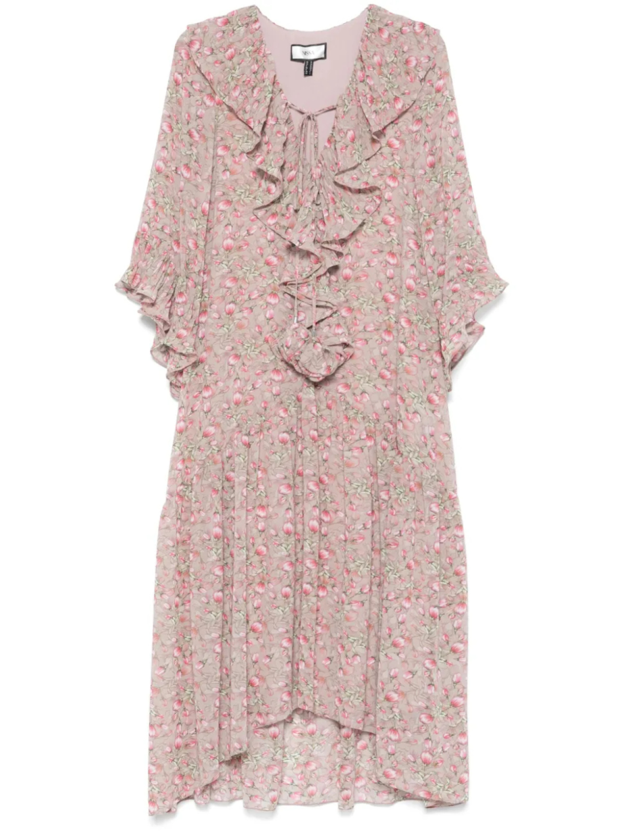 Платье миди с цветочным принтом NISSA, розовый 
Платье миди с цветочным принтом NISSA, розовый