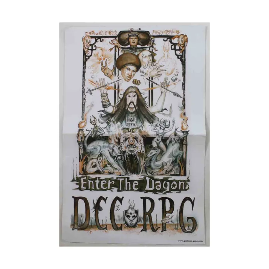 Плакат - Выход Дагона, Dungeon Crawl Classics Role Playing Games (Goodman Games)
Плакат - Выход Дагона, Dungeon Crawl Classics Role Playing Games (Goodman Games)