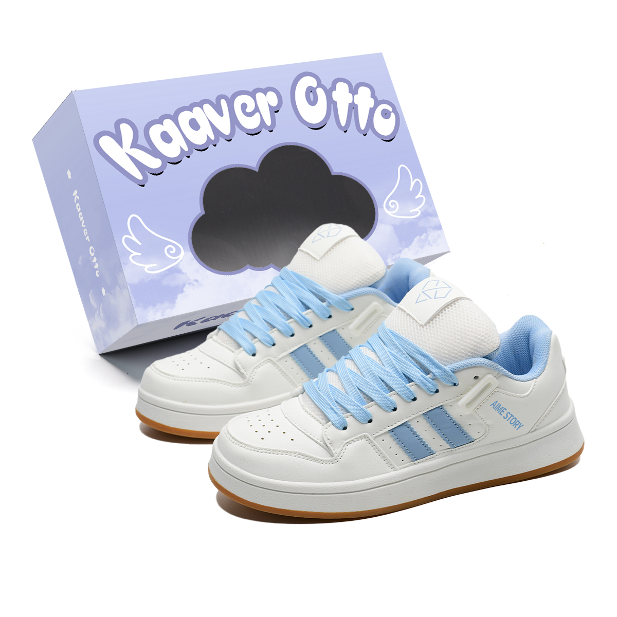 KAAVER OTTO Износостойкие и легкие низкие скейтерские кроссовки унисекс белый светло-голубой, цвет White Light Blue
KAAVER OTTO Износостойкие и легкие низкие скейтерские кроссовки унисекс белый светло-голубой, цвет White Light Blue