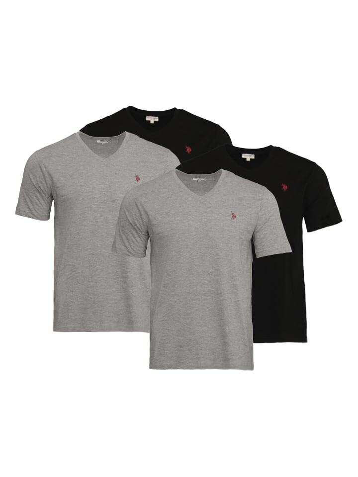 Футболка U.S. Polo Assn., цвет schwarz/grau 
Футболка U.S. Polo Assn., цвет schwarz/grau