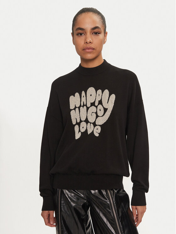 Свитер обычного кроя Hugo, черный
Свитер обычного кроя Hugo, черный
