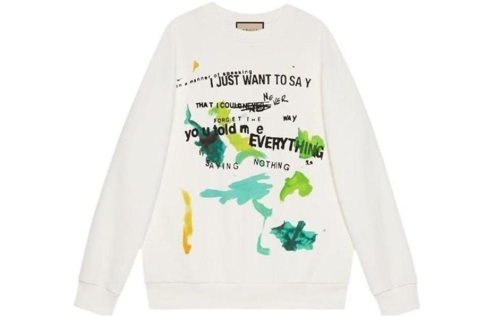 Толстовка женская Gucci с принтом, белый
Толстовка женская Gucci с принтом, белый