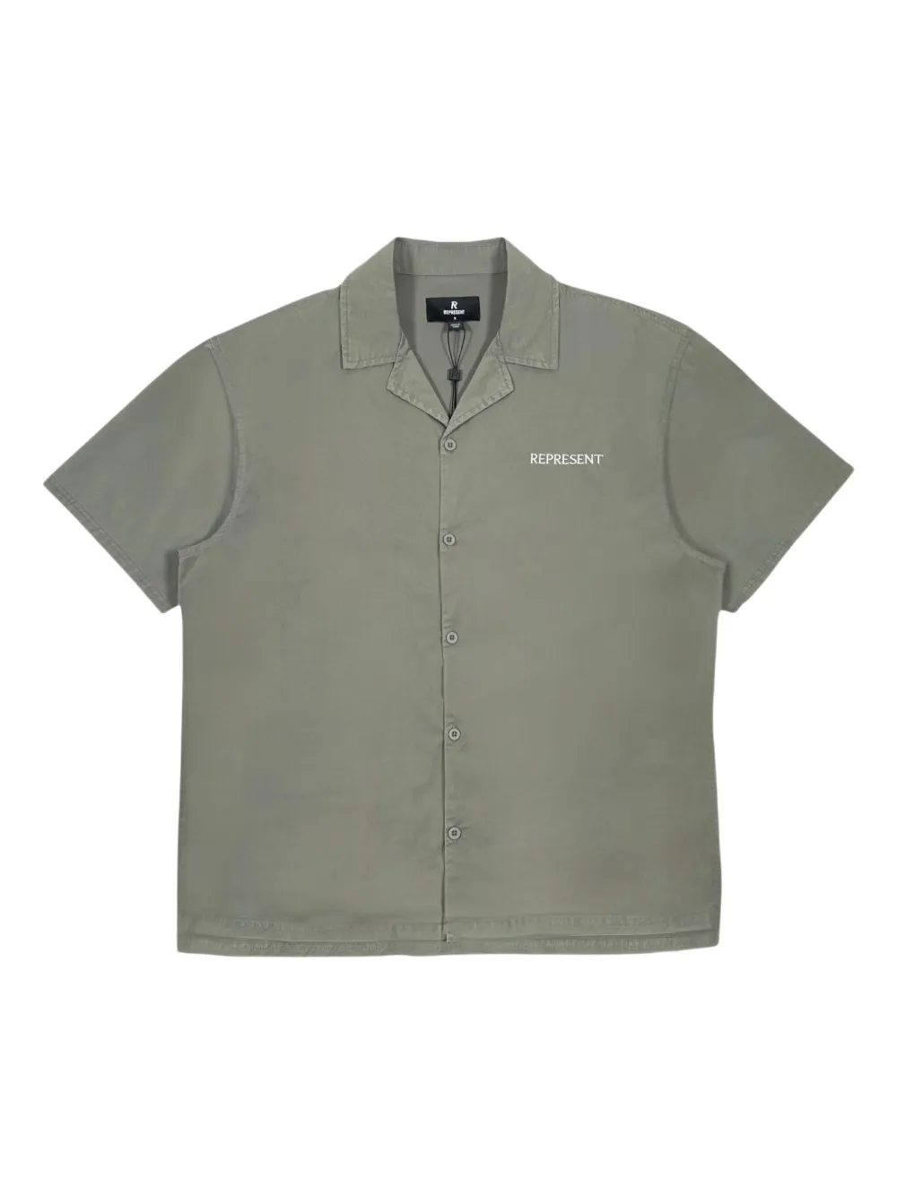 Рубашка Script с распашным воротником Represent, зеленый
Рубашка Script с распашным воротником Represent, зеленый