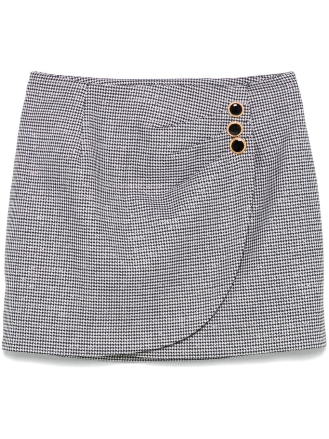 Alessandra Rich юбка мини в ломаную клетку, черный
Alessandra Rich юбка мини в ломаную клетку, черный
