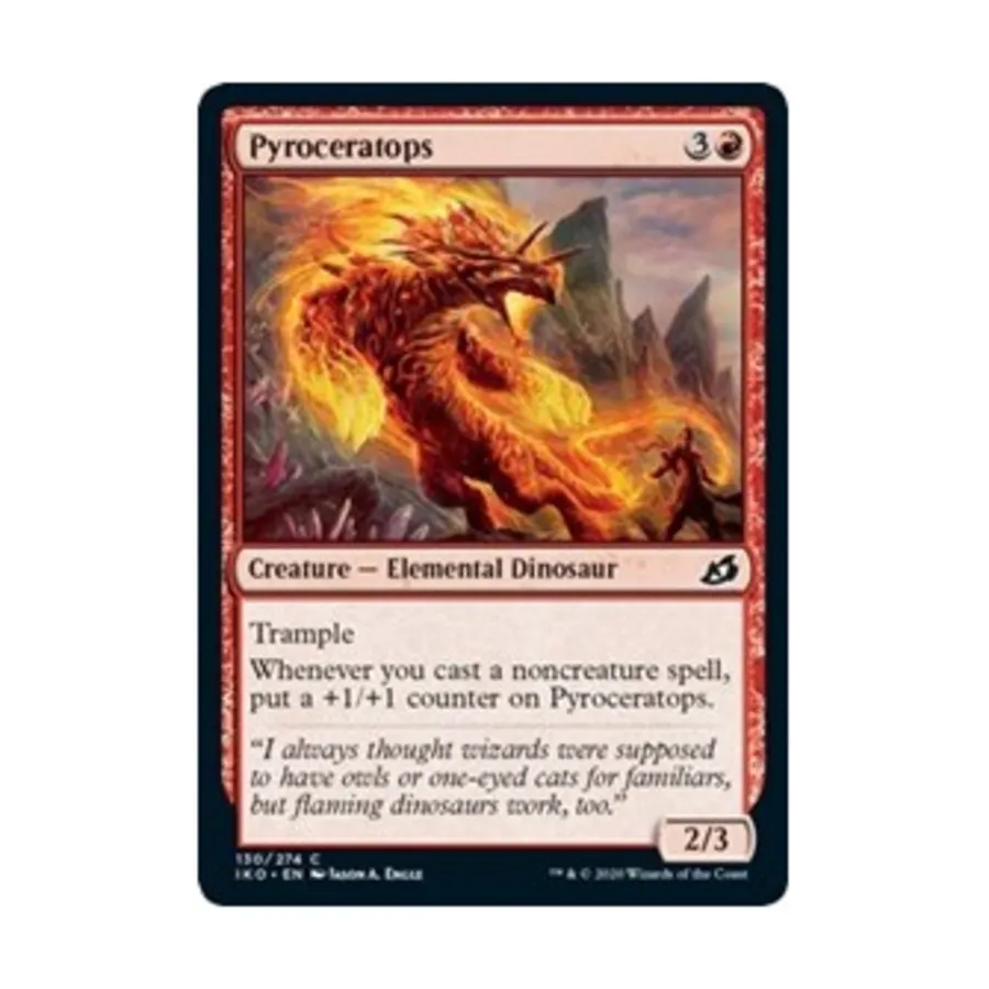 CCG Пироцератопс (С), MTG - Ikoria - Lair of Behemoths
CCG Пироцератопс (С), MTG - Ikoria - Lair of Behemoths