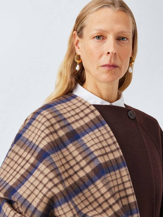 Шерстяной плед-шарф Grid John Lewis, Tan Multi
Шерстяной плед-шарф Grid John Lewis, Tan Multi