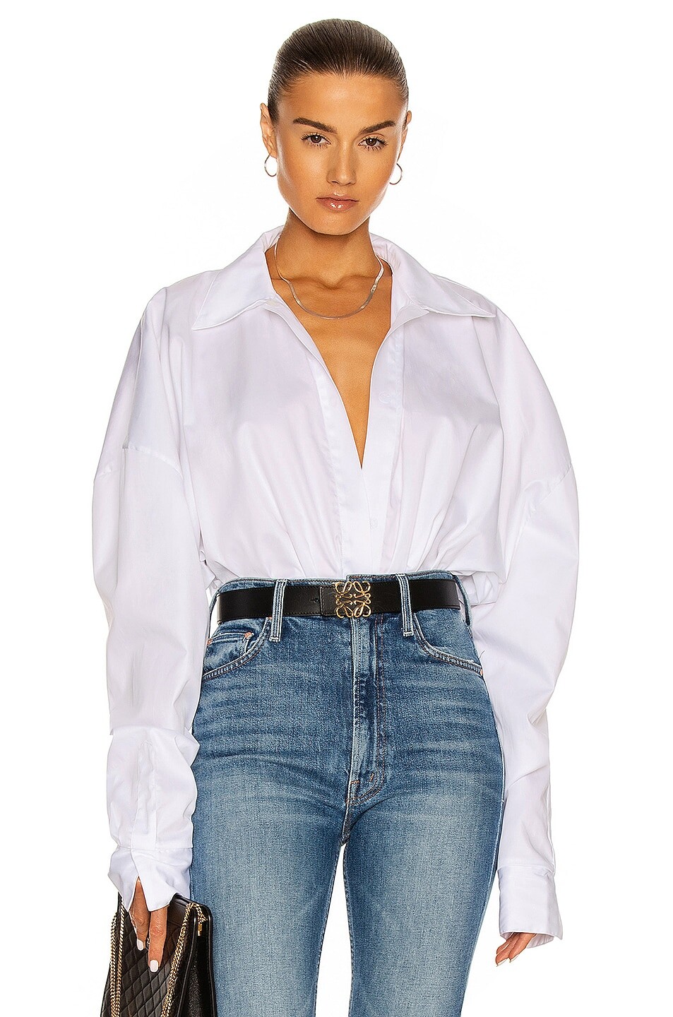 Боди Norma Kamali Oversized Boyfriend Shirt, белый
Боди Norma Kamali Oversized Boyfriend Shirt, белый