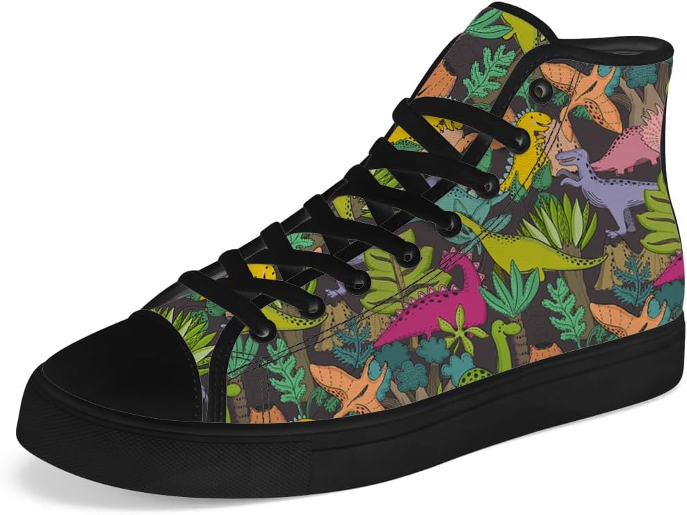 Кеды на высокой подошве с динозаврами для мужчин и женщин, высокие кроссовки на шнуровке, повседневная обувь Chebing, желтый
Кеды на высокой подошве с динозаврами для мужчин и женщин, высокие кроссовки на шнуровке, повседневная обувь Chebing, желтый