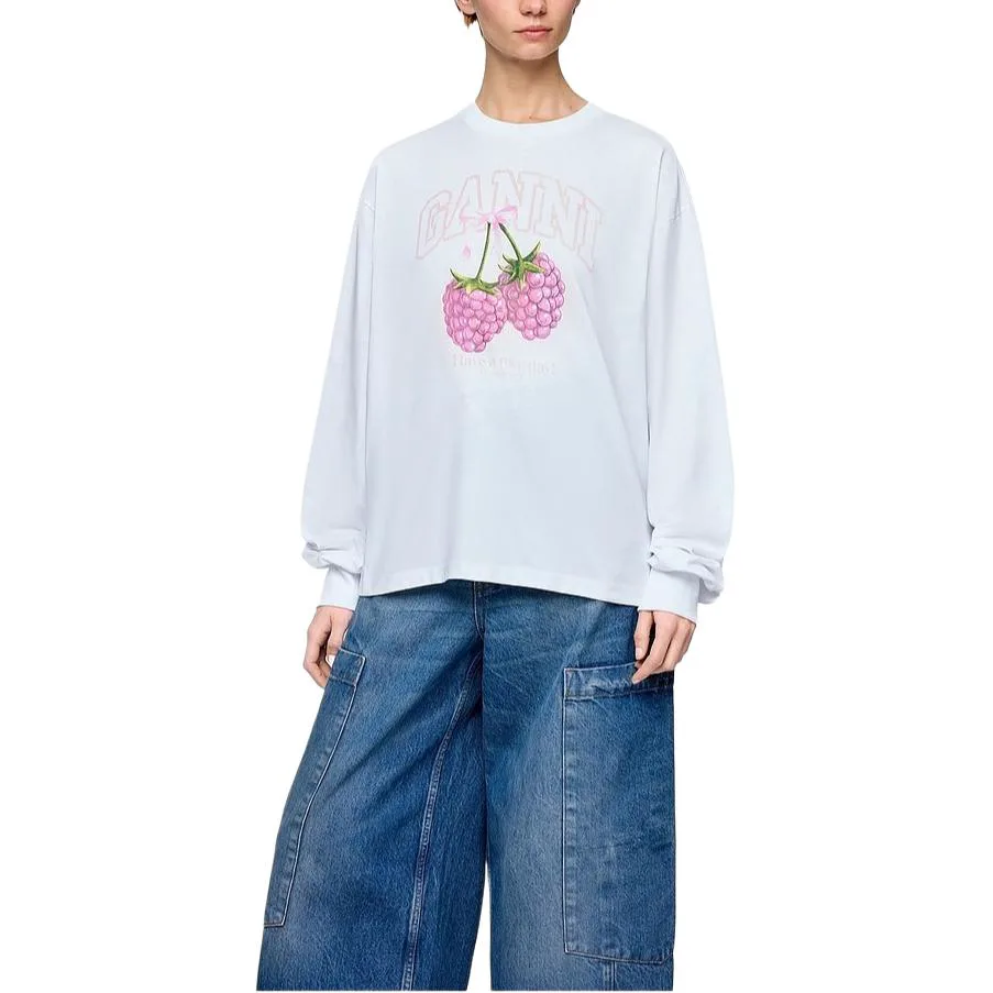 GANNI Футболка Women's Bright White Crew Neck, Белый, GANNI Футболка Women's Bright White Crew Neck
GANNI Футболка Women's Bright White Crew Neck, Белый, GANNI Футболка Women's Bright White Crew Neck