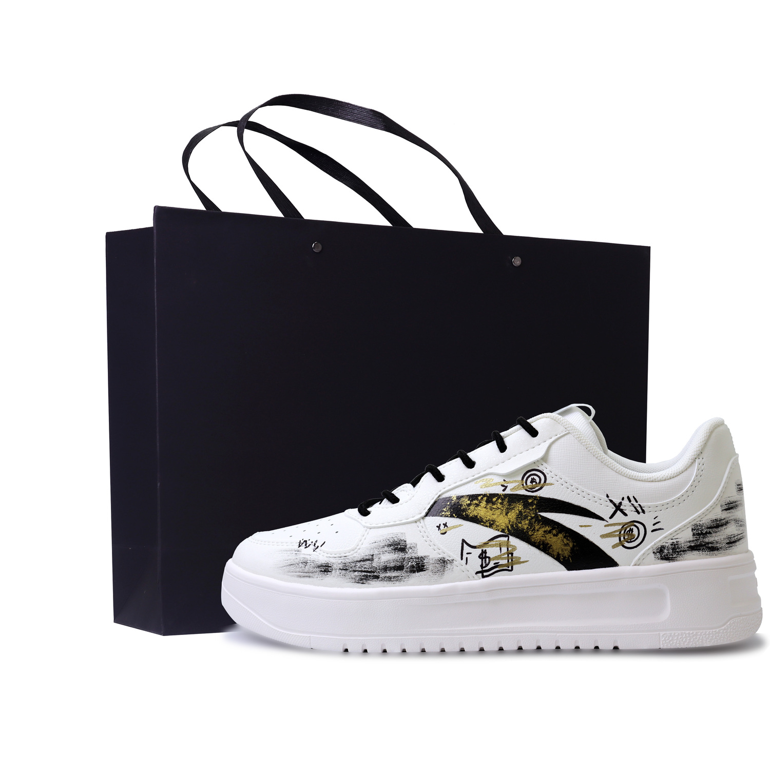 ANTA Комфортные, нескользящие, износостойкие, дышащие, низкие кроссовки для скейтбординга, мужские, белые, черные
ANTA Комфортные, нескользящие, износостойкие, дышащие, низкие кроссовки для скейтбординга, мужские, белые, черные