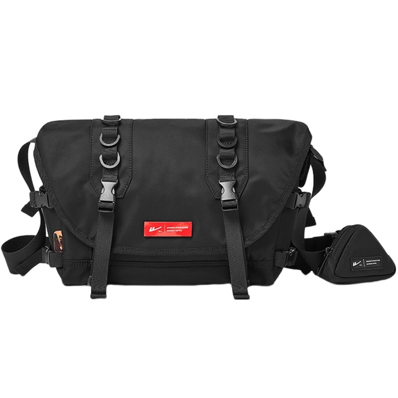 Воинская нейлоновая сумка через плечо, мужская обычная черная
Воинская нейлоновая сумка через плечо, мужская обычная черная