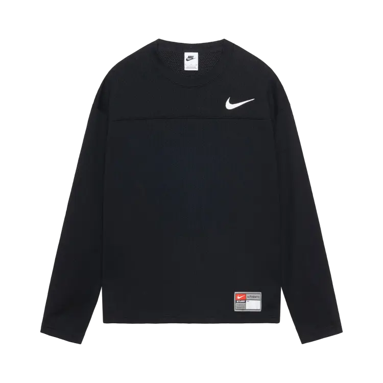 Джерси Stussy x Nike Dri Fit Mesh 'Black', черный 
Джерси Stussy x Nike Dri Fit Mesh 'Black', черный