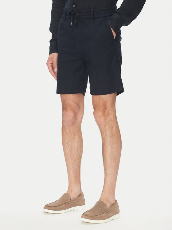 Шорты из ткани зауженного кроя 50536863 Boss, синий
Шорты из ткани зауженного кроя 50536863 Boss, синий