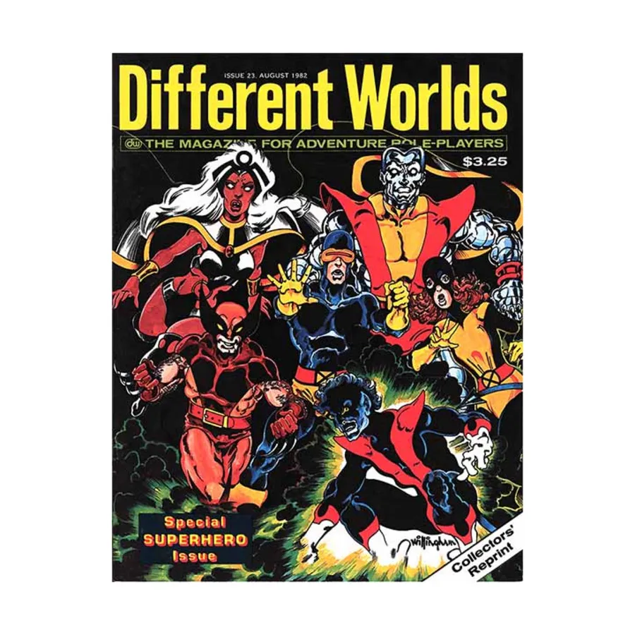 Журнал #23 "Superhero 2044 Module, Champions, Villains & Vigilantes" (Collectors' POD), Different Worlds Magazine
Журнал #23 "Superhero 2044 Module, Champions, Villains & Vigilantes" (Collectors' POD), Different Worlds Magazine