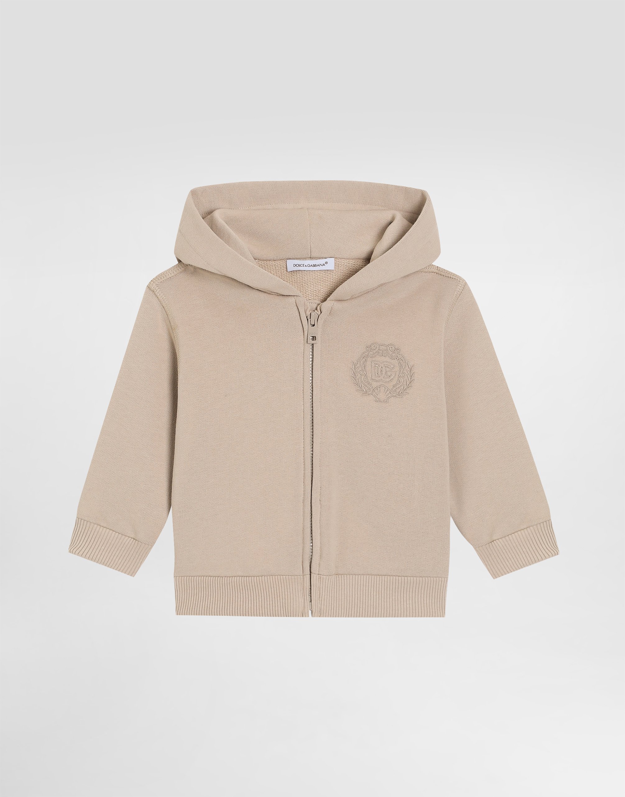 Вышитое худи из флиса Dolce&Gabbana, бежевый
Вышитое худи из флиса Dolce&Gabbana, бежевый