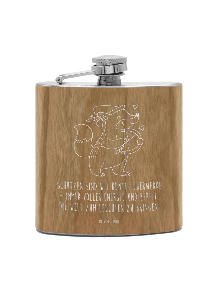 Mr. & Mrs. Panda Астрологическая фляга для Стрельца с надписью коричневым цветом
Mr. & Mrs. Panda Астрологическая фляга для Стрельца с надписью коричневым цветом