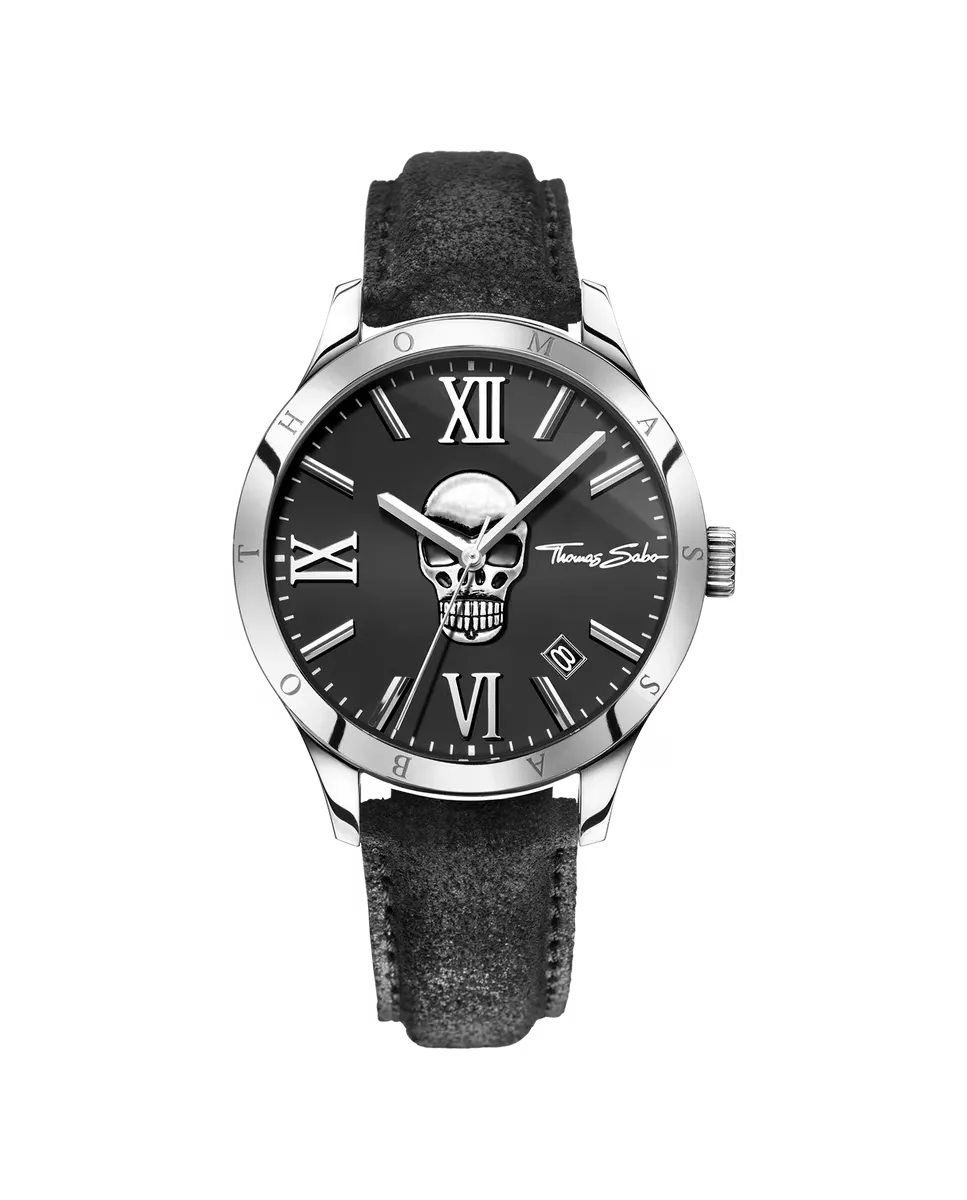 Мужские часы Rebel Icon Skull из стали Thomas Sabo, черный 
Мужские часы Rebel Icon Skull из стали Thomas Sabo, черный