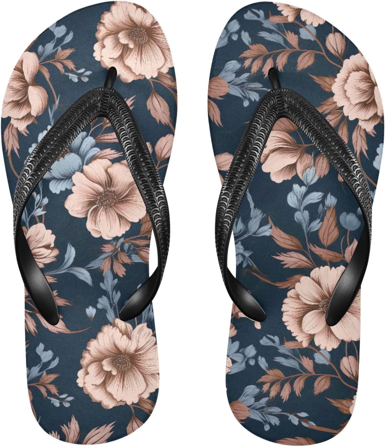 Женские и мужские пляжные шлепанцы с цветочным принтом, резиновые, нескользящие, для летнего использования и прогулок Sinestour, Floral Flowers
Женские и мужские пляжные шлепанцы с цветочным принтом, резиновые, нескользящие, для летнего использования и прогулок Sinestour, Floral Flowers