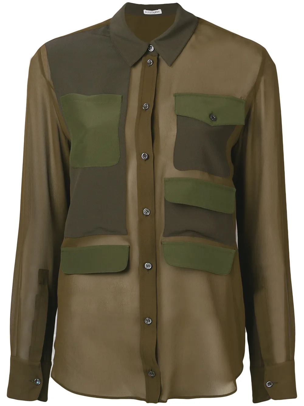 Блузка на пуговицах Altuzarra, зеленый
Блузка на пуговицах Altuzarra, зеленый
