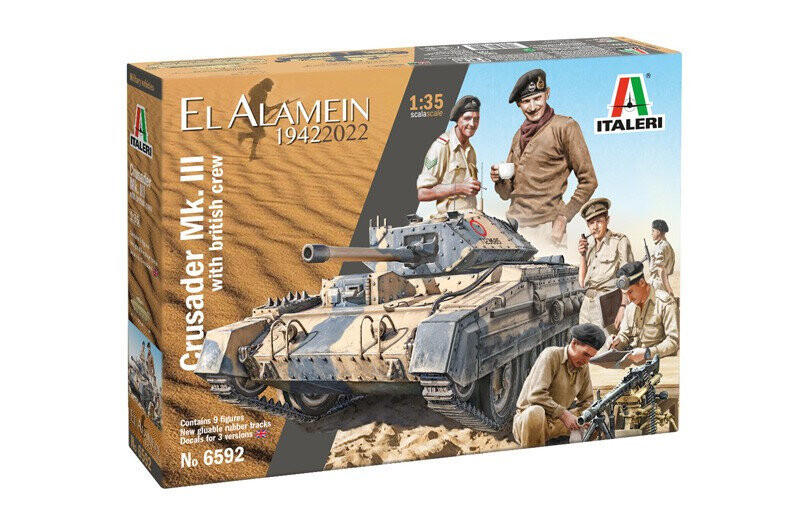 Пластиковая модель Танк I6592 1:35 CRUSADER Mk.III с БРИТАНСКИМ ТАНКОВЫМ ЭКИПАЖЕМ Italeri
Пластиковая модель Танк I6592 1:35 CRUSADER Mk.III с БРИТАНСКИМ ТАНКОВЫМ ЭКИПАЖЕМ Italeri