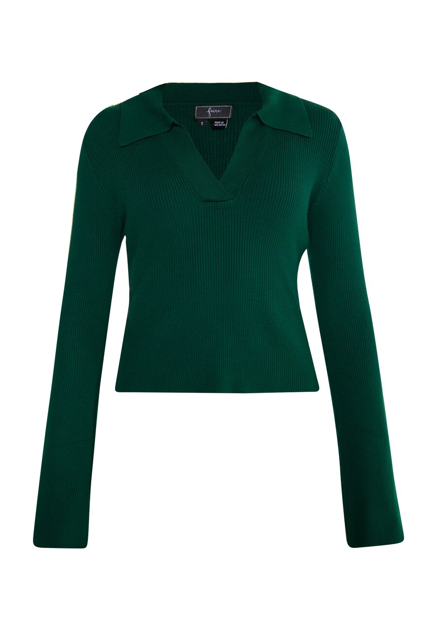 Базовый свитер faina Sweater Dulcey, темно-зеленый
Базовый свитер faina Sweater Dulcey, темно-зеленый