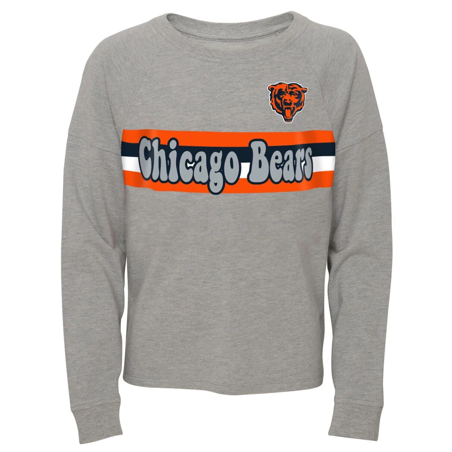 Серая футболка Chicago Bears в полоску с длинными рукавами и реглан для юниоров Outerstuff, Серый, Серая футболка Chicago Bears в полоску с длинными рукавами и реглан для юниоров Outerstuff
Серая футболка Chicago Bears в полоску с длинными рукавами и реглан для юниоров Outerstuff, Серый, Серая футболка Chicago Bears в полоску с длинными рукавами и реглан для юниоров Outerstuff